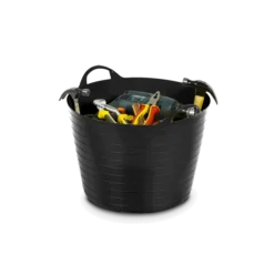 CEP Panier De Rangement Noir En Plastique Souple 40 Litres -Outils De Stockage panier de rangement souple 40 l noir cep 2