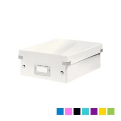 Leitz Boîte En Carton Plate à Compartiments Avec Couvercle