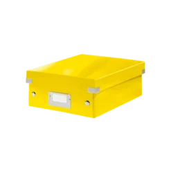 Leitz Boîte En Carton Plate à Compartiments Avec Couvercle -Outils De Stockage petite boite de rangement a compartiment click store wow blanc leitz 4