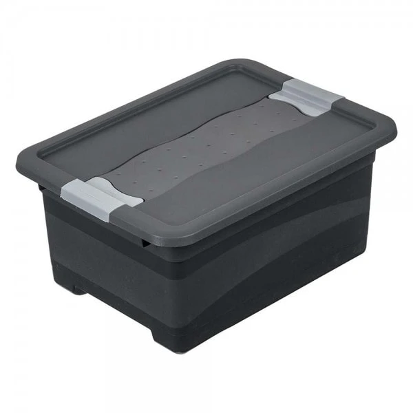 Keeeper Petite Boîte De Rangement Résistante Empilable 12 Litres 1 Keeeper Petite Boîte De Rangement Résistante Empilable 12 Litres