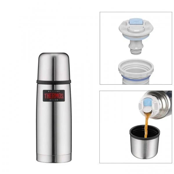 Petite Bouteille Isotherme 350 Ml Light & Compact Argent Thermos 2 Petite Bouteille Isotherme 350 Ml Light & Compact Argent Thermos – Image 2