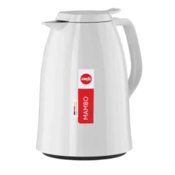 Pichet Isotherme 1 Litre Blanc Brillant Mambo Emsa