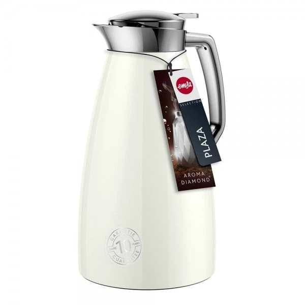 Pichet Isotherme 1 Litre Blanc Glacé Plaza Emsa 1 Pichet Isotherme 1 Litre Blanc Glacé Plaza Emsa