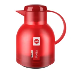 Pichet Isotherme 1 Litre Rouge Translucide Samba Wave Emsaa -Outils De Stockage pichet isotherme 1 litre rouge translucide samba wave emsaa 2
