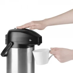 Pichet Isotherme à Pompe 3 Litres En Inox Président Emsa -Outils De Stockage pichet isotherme 3 litres en inox president emsa 5