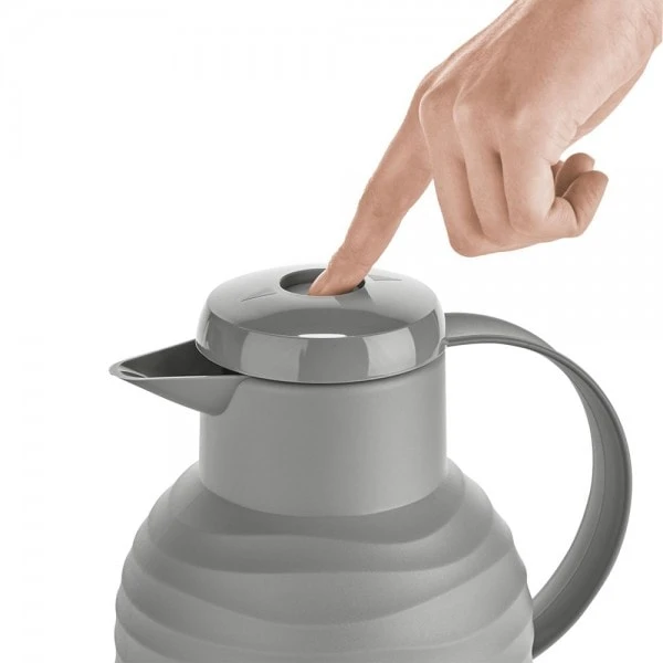 Pichet Isotherme 1 Litre Gris Pierre Samba Wave Emsa 2 Pichet Isotherme 1 Litre Gris Pierre Samba Wave Emsa – Image 2