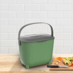 EDA Poubelle à Compost Avec Filtre 10 Litres -Outils De Stockage poubelle a compost avec filtre 10 litres 2