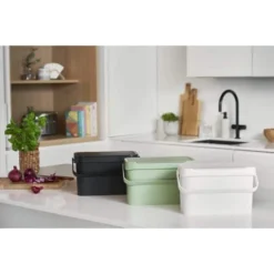 Boite à Compost Pour Cuisine 5 Litres -Outils De Stockage poubelle a compost pour interieur 4