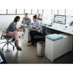 Durable Poubelle à Ouverture Automatique No Touch 6 Litres -Outils De Stockage poubelle a ouverture automatique no touch 6 litres 4