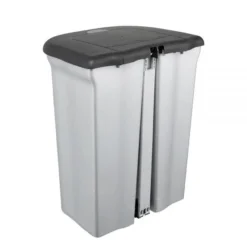 Keeeper Poubelle à Pédale 2 Bacs Pour Tri 2 X 11 Litres -Outils De Stockage poubelle a pedale 2 bacs pour tri 4