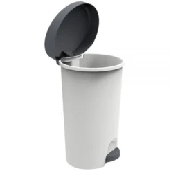 EDA Poubelle à Pédale En Plastique Moderne 45 Litres Stepy -Outils De Stockage poubelle a pedale en plastique moderne 45 litres stepy 2