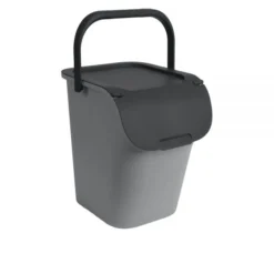 EDA Poubelle à Tri Avec Grande Ouverture 40 Litres -Outils De Stockage poubelle a tri avec grande ouverture 40 litres 2