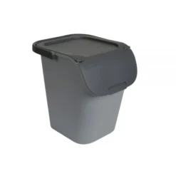 EDA Poubelle à Tri Avec Grande Ouverture 40 Litres