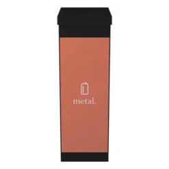 Poubelle Orange De Tri Pour Cannettes Et Métal 60 Litres