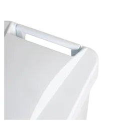 Poubelle éco à Pédale 120 L - Couvercle Blanc 5 Poubelle éco à Pédale 120 L - Couvercle Blanc -Outils De Stockage poubelle eco a pedale 120 l couvercle blanc 2