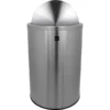 Poubelle Inox Avec Couvercle Pivotant 50 Ou 70 Litres Helit