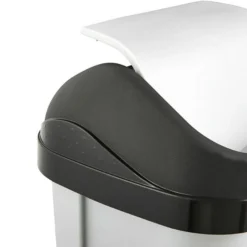 Keeeper Poubelle En Plastique à Couvercle Basculant 10 Litres -Outils De Stockage poubelle plastique a couvercle basculant 10 litres 2