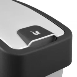 Keeeper Poubelle Rectangulaire à Couvercle Basculant 10 Litres -Outils De Stockage poubelle rectangulaire a couvercle basculant 10 litres 2