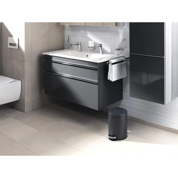 Durable Poubelle Ronde à Pédale élégante Anthracite 12 Litres 5 Durable Poubelle Ronde à Pédale élégante Anthracite 12 Litres – Image 5