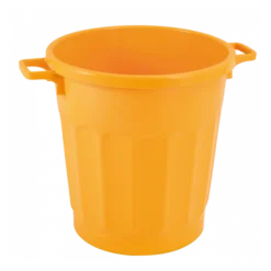 Poubelle Ronde Tri Sélectif 50 L - Jaune