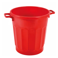 Poubelle Ronde Tri Sélectif 50 L - Rouge