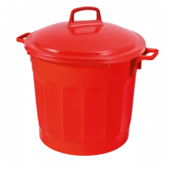 Poubelle Ronde Tri Sélectif 75 L - Rouge -Outils De Stockage poubelle ronde tri selectif 75 l rouge 2