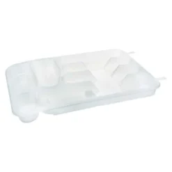 Range-Couverts Blanc Ou Argent 7 Compartiments