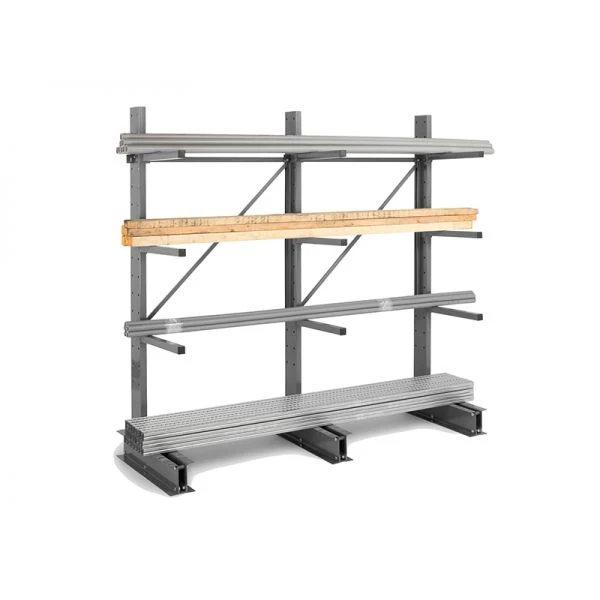 Rayonnage Cantilever Léger 4 Nvx 1 Côté H.2m X L.1m X P.600 2 Rayonnage Cantilever Léger 4 Nvx 1 Côté H.2m X L.1m X P.600 – Image 2