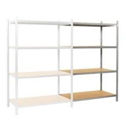 Rayonnage 4 Niveaux Kit Suivant H. 1,76m, L. 1,5m, P. 600 Epsiline