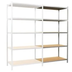 Rayonnage 5 Niveaux Kit Suivant H. 2m, L. 1,25m, P. 800 Epsiline