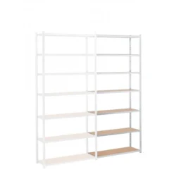 Rayonnage 7 Niveaux Kit Suivant H. 2,5m, L. 1m, P. 600 Epsiline