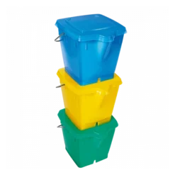 Seau Carré 12 L + Couvercle étanche - Vert -Outils De Stockage seau carre 12 l couvercle etanche vert 2