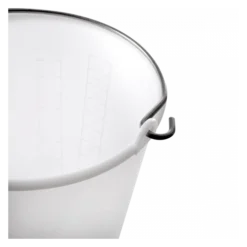 Seau Rond 10 L Anse Inox - Blanc -Outils De Stockage seau rond 10 l anse inox blanc 2