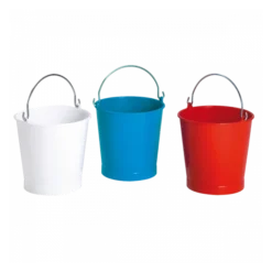 Seau Rond 13 L Anse Inox - Rouge 5 Seau Rond 13 L Anse Inox - Rouge -Outils De Stockage seau rond 13 l anse inox rouge 2