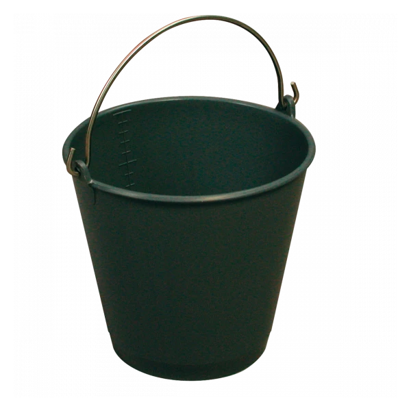 Seau Rond 14 L Gradué Avec Anse Inox - Gris 1 Seau Rond 14 L Gradué Avec Anse Inox - Gris