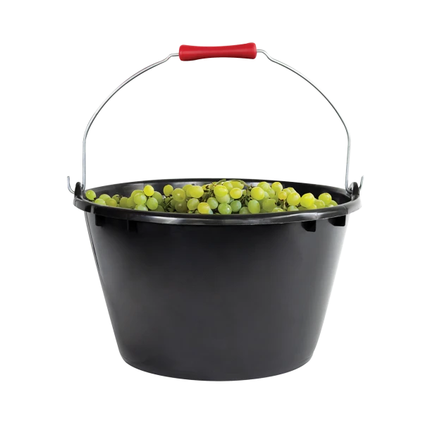 Seau Rond éco-durable 15L - Poignée Ergonomique - Noir 2 Seau Rond éco-durable 15L - Poignée Ergonomique - Noir – Image 2