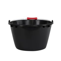 Seau Rond éco-durable 15L - Poignée Ergonomique - Noir