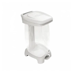 Support Sac 120 L + Couvercle Blanc -Outils De Stockage support sac 120 l couvercle blanc 2