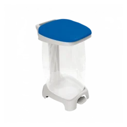 Support Sac 120 L + Couvercle Bleu -Outils De Stockage support sac 120 l couvercle bleu 2