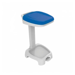 Support Sac 120 L + Couvercle Bleu