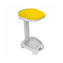 Support Sac 120 L + Couvercle Jaune