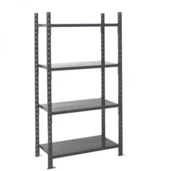 Rayonnage Charges Lourdes 4 étagères En Tôle 2000x1010x600 Mm Fliplus