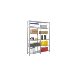 Rayonnage Charges Lourdes 4 étagères En Tôle 2000x1260x800 Mm Fliplus -Outils De Stockage tole 2000x1260x800 mm fliplus 2