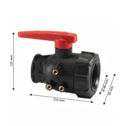 Vanne 70 L/min Avec Raccord Pour Bacs Grands Volumes 310 L à 500 L 5 Vanne 70 L/min Avec Raccord Pour Bacs Grands Volumes 310 L à 500 L -Outils De Stockage vanne 70 l min avec raccord pour bacs grands volumes 310 l a 500 l 2