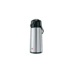 Carafe Isotherme à Pompe 2,2 Litres Argent Et Noir Melitta